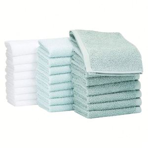 Serviette de toilette en coton ultra-doux Yunzhi avec logo personnalisé, très absorbante, pour le bain et la douche, séchage rapide, jetable, pour usage en spa - Product Image 3