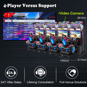 Simulateur de conduite à pièces ASPHALT 9 DX, machine d'arcade, simulateur de course automobile, jeu d'arcade de course automobile - Product Image 5