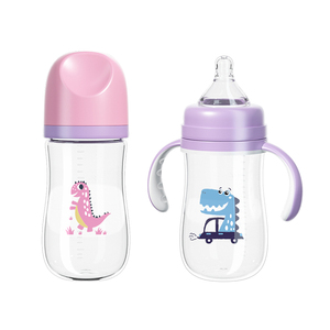 Nouveau produit en vente en gros, prix de gros, biberon <span class=keywords><strong>pour</strong></span> bébé à large ouverture, sans BPA, en PP et silicone, écologique, de 0 à 12 <span class=keywords><strong>mois</strong></span> - Product Image 1