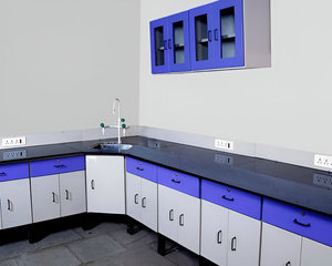 Plan de travail de laboratoire moderne anti-corrosion en gros pour les laboratoires de médecine et de chimie, résistant aux acides et aux alcalis, modèle ELS CWS 10 - Product Image 3