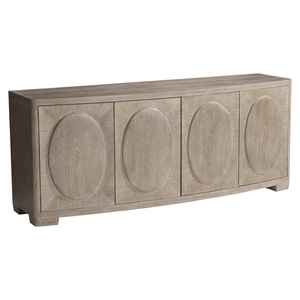 Buffet de rangement en bois massif au design européen moderne pour salon, salle à manger et cuisine - Product Image 1