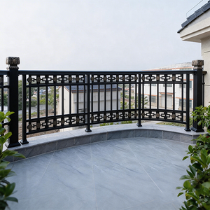 Rampe d'escalier moderne en aluminium sur mesure pour usage extérieur - Product Image 5