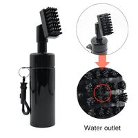 Brosse de nettoyage de Golf noire Anti-fuite outil de nettoyage de Club de Golf pressant la bouteille brosse à eau pulvérisation brosse à eau de Golf avec Clip