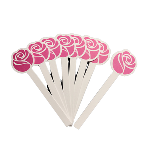 Ready to Ship Fashion Perfume Strip Customized Simple Butterfly Flower Design Fragrance Blotter Tester Bookmark for Gift Giving