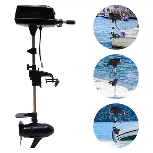 Mesin Motor tempel elektrik, 2200W 48V 8HP Motor baling-baling Trolling Motor perahu mesin untuk memancing perahu Kayak tiup tanpa sikat