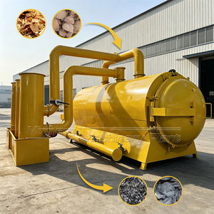 Horno de Pirólisis Horizontal de Alta Resistencia para la Producción de Carbón Vegetal con Diseño de Seguridad Sellado y Fácil Operación - Product Image 2