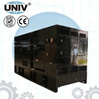 Groupe électrogène silencieux triphasé UNIV Volvo Stamford 250 kVA, 60 Hz, refroidissement par eau, ATS, démarrage à distance pour télécommunications, USA
