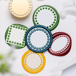 Série Tambourine : Tampon à cire en laiton pour le bricolage et la création de journaux - Product Image 1