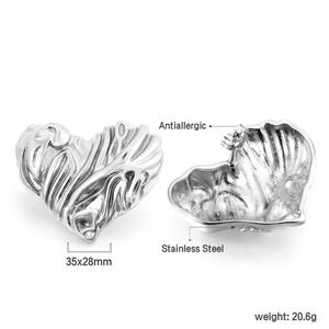 Joyería Hipoalergénica Personalizada, Aretes Chapados en Oro de 18K, Joyería al por Mayor, Acero Inoxidable, Regalo para Mujer - Product Image 3