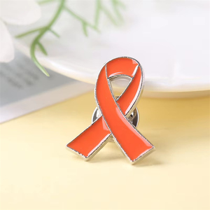 2024 coloré personnalisé métal détection sauve des vies croisées chapeaux broche Badge rose ruban émail épinglette sensibilisation au <span class=keywords><strong>Cancer</strong></span> du <span class=keywords><strong>sein</strong></span> - Product Image 5