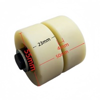 8 #   Accessoires pour Enrouleur de Palettes : Rouleau Inférieur en Nylon Durable pour Machine à Film Étirable