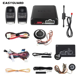 EASYGUARD PKE Keyless Entry Universal <b>Car</b> Alarm Auto Start <b>Push</b> Start Button NFC Smartphone App Lock Unlock KIA Style Keys - Product Image 2