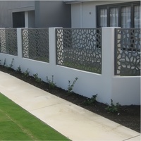 Groothandel op maat gemaakte duurzame poedercoating metalen tuinhek anti-roest frame buiten tuin beveiliging decoratief omheiningspaneel