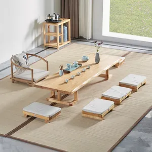 Japanese style Minimalist Style traditional low wood tatami cafe table