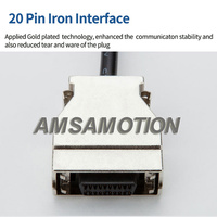Cable de Programación PLC Industrial CQM1-CIF02, Adaptador RS232, PVC, Cobre 2x0.5mm, 200cm, Blindaje Combinado, CPM1A/2A AMSAMOTION