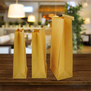 Không Thấm Nước Compostable Paper Bag Dùng Một Lần PLA Laminated Paper Bag Đối Với Nhà Bếp Thực Phẩm Chất Thải - Product Image 2