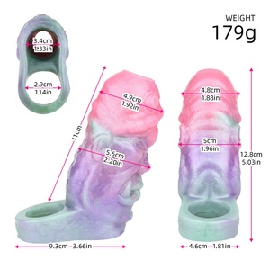 Fantasy Knot Dildo Sleeve <b>for</b> <b>Men</b> Wolf Penis Knot with Delay Ejaculation Features Penis <b>Rings</b> Product Type - Product Image 2