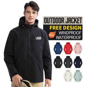 Nuova <span class=keywords><strong>Giacca</strong></span> da <span class=keywords><strong>Uomo</strong></span> di Design Personalizzato Impermeabile da Esterno Antivento con Cappuccio <span class=keywords><strong>in</strong></span> Poliestere per Moto Escursionismo e Tempo Libero - Product Image 4