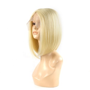 Mà<span class=keywords><strong>u</strong></span> Sắc Khác Nhau Không Có Rối Thẳng Tổng Hợp Tóc Ren Phía Trước Bob Tóc Giả - Product Image 4