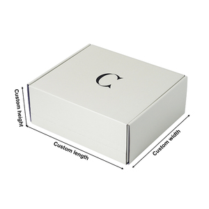Boîte d'expédition en carton ondulé personnalisée avec bande déchirable, vente en gros, emballage auto-adhésif à fermeture éclair pour produits de beauté et vêtements - Product Image 6
