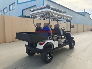 Carrito de Golf Eléctrico de Lujo de 8 Plazas con Asientos Acolchados para Transporte de Visitantes al Zoológico - Product Image 3