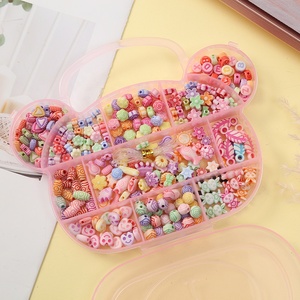 Kit de fabrication de bracelets en plastique coloré pour enfants, jouet éducatif et entraînement <span class=keywords><strong>à</strong></span> la vision faible, fournitures de perlage, marque JY - Product Image 4