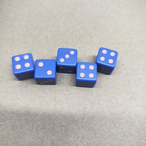 Precio de Fábrica, Dados D6 de Resina Acrílica con Esquinas Redondeadas, Color Perla Mixto, Logotipo Personalizado, Venta al Por Mayor - Product Image 3