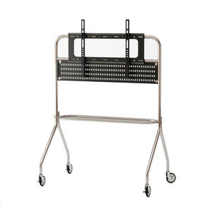 Supporto <span class=keywords><strong>Mobile</strong></span> per <span class=keywords><strong>TV</strong></span> LCD con Consegna Rapida, Telaio in Acciaio Inossidabile e Ruote, Carrello <span class=keywords><strong>TV</strong></span> <span class=keywords><strong>Mobile</strong></span> - Product Image 3
