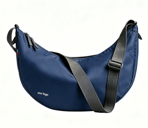 <b>Large</b>-capacity Nylon Waterproof Single-<b>Shoulder</b> Crossbody <b>Bag</b> Zipper Closure Fashionable Unisex Design for Outdoor Travel Work - Product Image 2