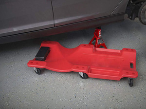 Plastique Garagiste Creeper 40 Pouces avec Têtière Rembourrée et <span class=keywords><strong>Double</strong></span> Bacs À Outils - Product Image 5