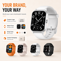 Reloj Inteligente Cuadrado de 2.01 Pulgadas con Logotipo Personalizado OEM ODM, Llamadas, Monitor de Ritmo Cardíaco, Monitor de Sueño, IP67, Rastreador de Actividad Física para Android iOS