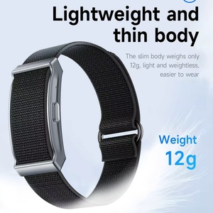Pulsera Inteligente Deportiva <span class=keywords><strong>de</strong></span> Metal, sin Pantalla, Cómoda, con Monitoreo <span class=keywords><strong>de</strong></span> Salud, Oxígeno <span class=keywords><strong>en</strong></span> Sangre y Frecuencia Cardíaca, Compatible con Android - Product Image 3