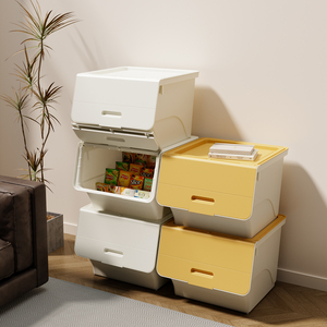 Contenedor de Plástico Inclinado Moderno con Tapa, Apto para Microondas y Reutilizable, para Conservar Sobras en el Refrigerador/Cocina - Product Image 6
