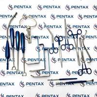 Nouvel ensemble complet d'instruments chirurgicaux ORL pour tonsillectomie et adénoïdectomie, en acier inoxydable, avec boîte, certifié CE, manuel inclus, Pentax