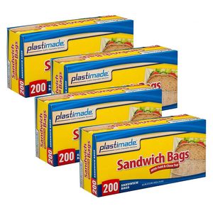 <span class=keywords><strong>ถุง</strong></span>พลาสติกใสแบบ<span class=keywords><strong>พับ</strong></span>ได้ ขนาดแซนด์วิช ชนิด LDPE เกรดอาหาร ปิดผนึกได้ - Product Image 3