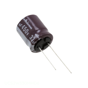 ตัวเก็บประจุแบบ Through Hole CAP ALUM 33UF 20% 450V RADIAL TH UCS2W330MHD6 33 ยูเอฟ - Product Image 1