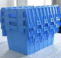 Conteneur en plastique de stockage d'entrepôt empilable de grande taille en PP HDPE de qualité industrielle en stock