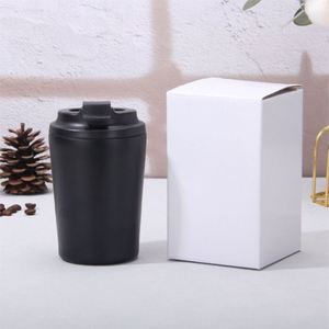 Metal Insulated 12Oz Thermos Personalized Stainless Steel Small <b>Coffee</b> Cup With Lid - Product Image 6