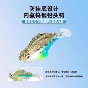 Leurre souple JQWXSJER56 en forme de poisson réaliste pour la pêche au bar, anti-accrocs, longue portée, matériel de pêche - Product Image 4