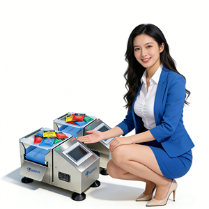 Hochempfindliche <span class=keywords><strong>Mini</strong></span>-Kontrollwaage für Kleine Pakete Automatische Gewichtsprüfwaage mit 0,05g Genauigkeit und Auswurfvorrichtung - Product Image 1
