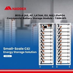 Module de batterie LiFePO4 BOS-A 7,68 kWh à montage en rack, 48 V, empilable, batterie commerciale basse tension pour système de stockage d'énergie solaire, prix usine - Product Image 1