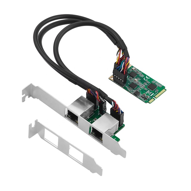 MINI PCI-e to Rj45 MPCIe Lan Card 1000Mbps Mini PCIe 2.5G Gigabit Network Card Realtek RTL8125B Chipset Desktop PC 2500M