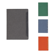 2024 fournitures scolaires papeterie A5 Pu cahier personnalisé planificateur cadeau couverture rigide en cuir Journal en cuir Journal en cuir matelassé dossiers