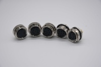 Conector Circular Hembra M16 con Bloqueo de Tornillo, Codificación A, de 2, 3, 4, 5, 6, 7, 8, 12, 14, 19, 24 Pines, para Soldar, de Latón con Contactos Chapados en Oro, IP67