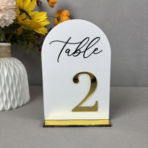 Acrylic <strong>Numbers</strong> for <strong>Tables</strong> Transparent Seat <strong>Number</strong> Sign Base Wedding Accessories for Party Acrylic <strong>Table</strong> <strong>Numbers</strong> 1-10 - Product Image 6