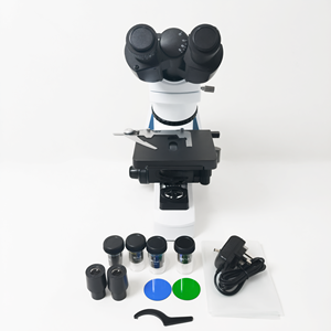 Microscopio Biológico Binocular 40X-1800X con Cuatro Portaobjetos, Alta Definición, para Observación Celular en Laboratorio - Product Image 2