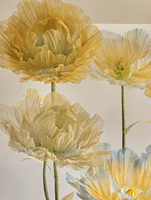 Meilleure Vente Nouvelle Arrivée Centre de Présentation Commercial Géant en Organza Poppy pour Vitrine de Centre Commercial et Merchandising Visuel