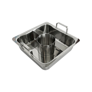 Pentola Universale in Acciaio Inox con Divisorio <span class=keywords><strong>per</strong></span> Diverse Situazioni di Cottura - Product Image 4
