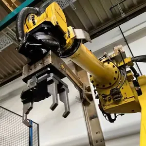 Fanuc R-2000iC/165R Robot palletisasi industri, peralatan penanganan bahan lengan Robot penanganan otomatis