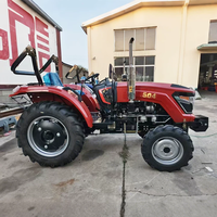 Schnelle Lieferung 100 PS Traktor für Obstgarten und Ackerland Multifunktionaler Allradantrieb-Radtraktor